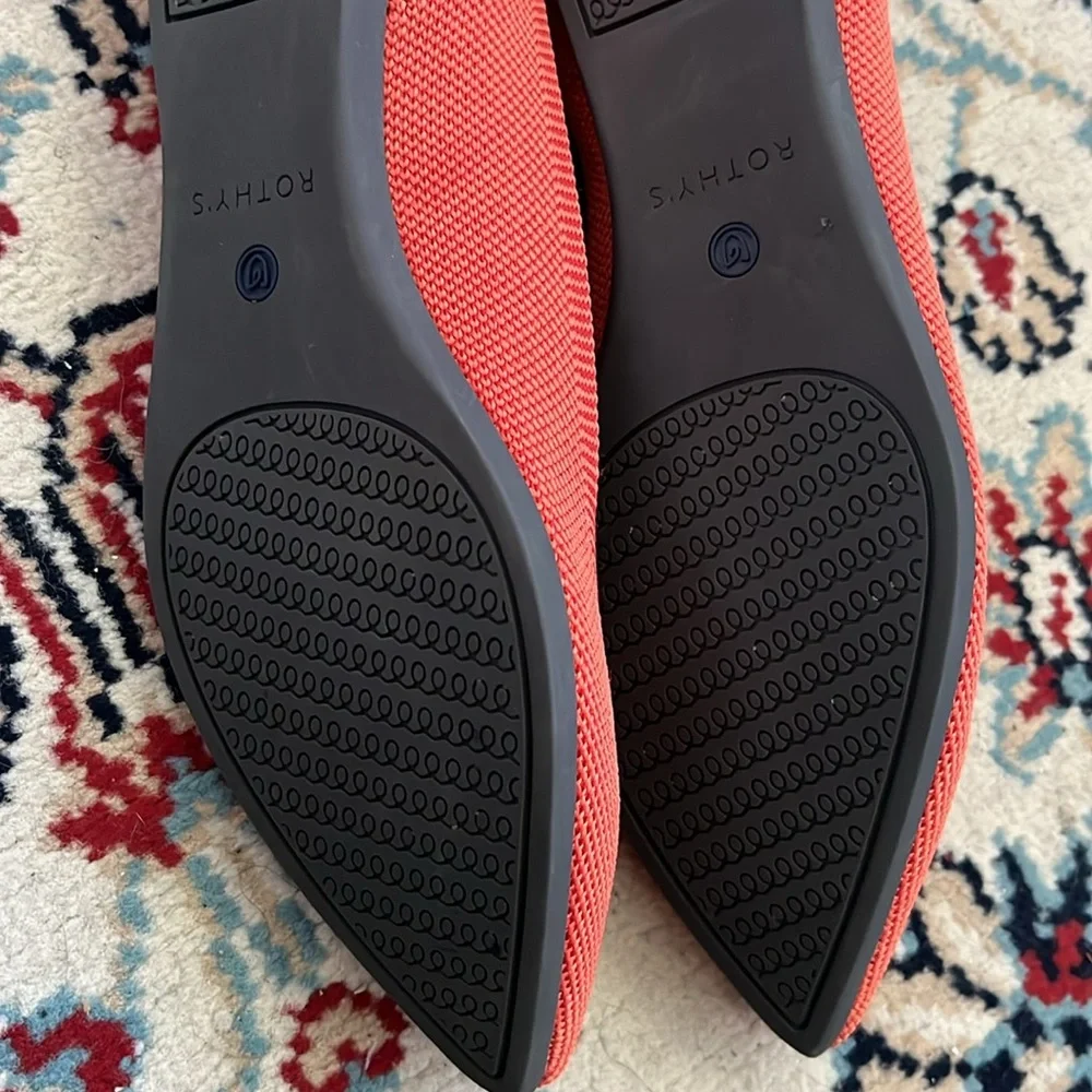 Rothy's Coral Knit Pointed Toe Flats - Picture 5 of 7